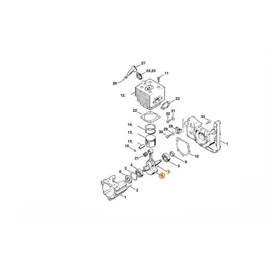 STIHL  Wał korbowy 4203 030 0400